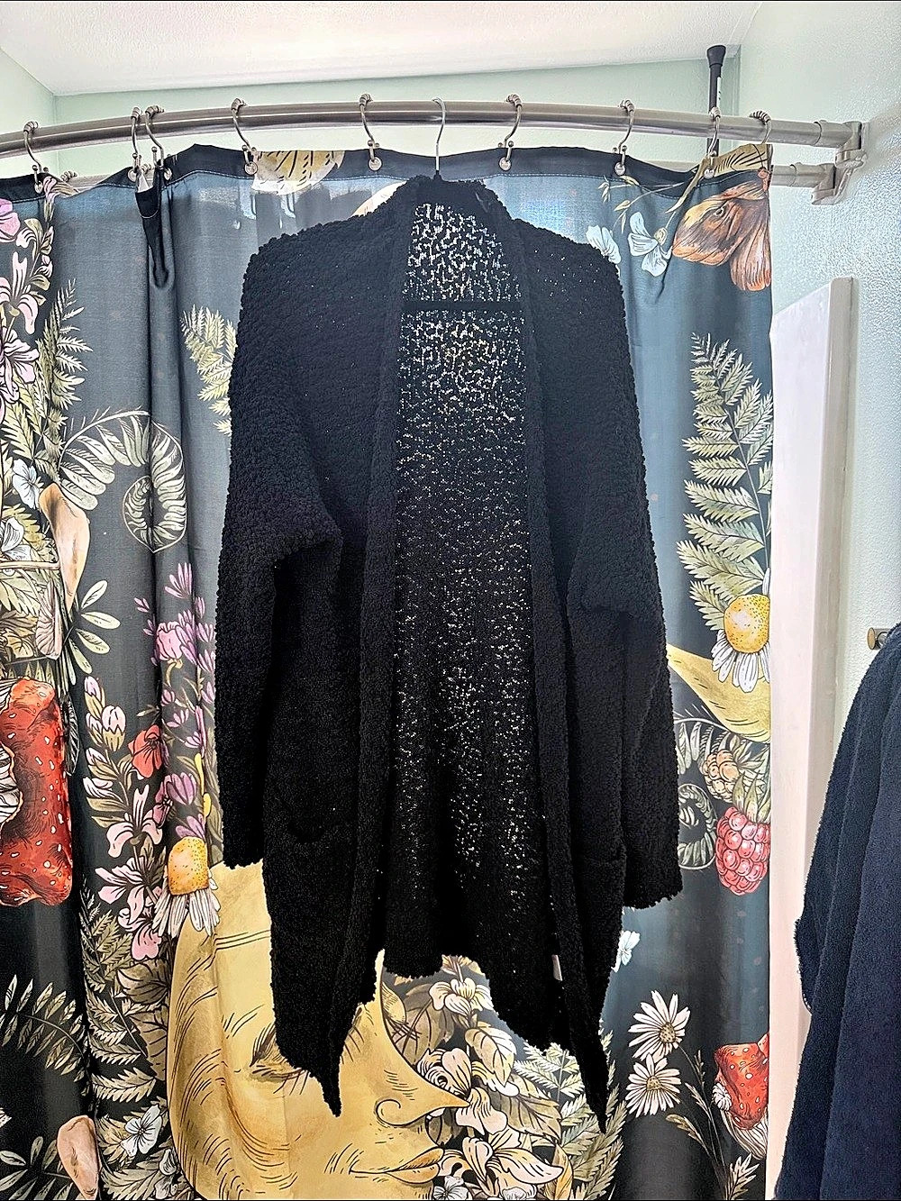 Barefoot Dreams CozyChic Lite Long Cardigan Black